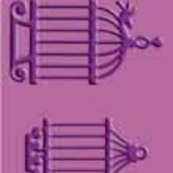 Cuttlebug 12 inches embossing border - CAGED BIRD - Picture 5 of 8